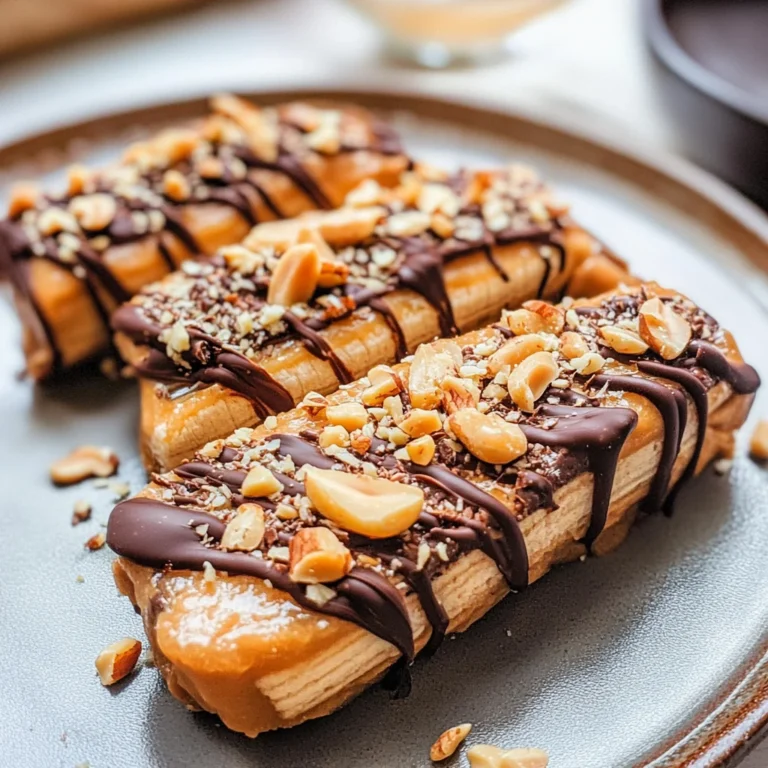Frozen Banana Snickers