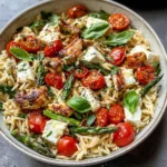 Healthy Baked Feta Orzo