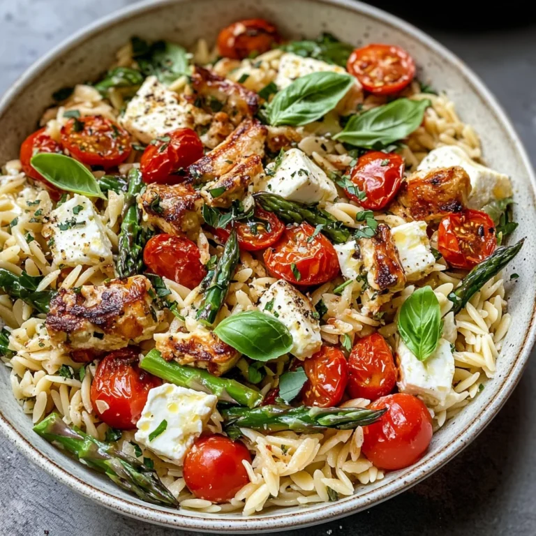 Healthy Baked Feta Orzo