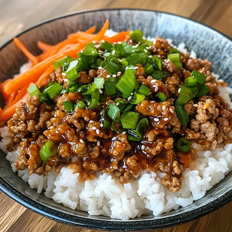 Healthy Ground Turkey Teriyaki Rice Bowl
