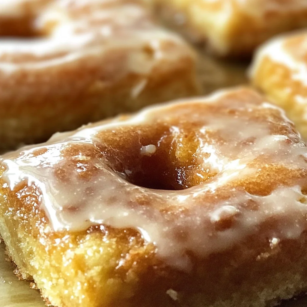 Old-Fashioned Buttermilk Donut Bars with Brown Butter Maple Vanilla Bean Glaze