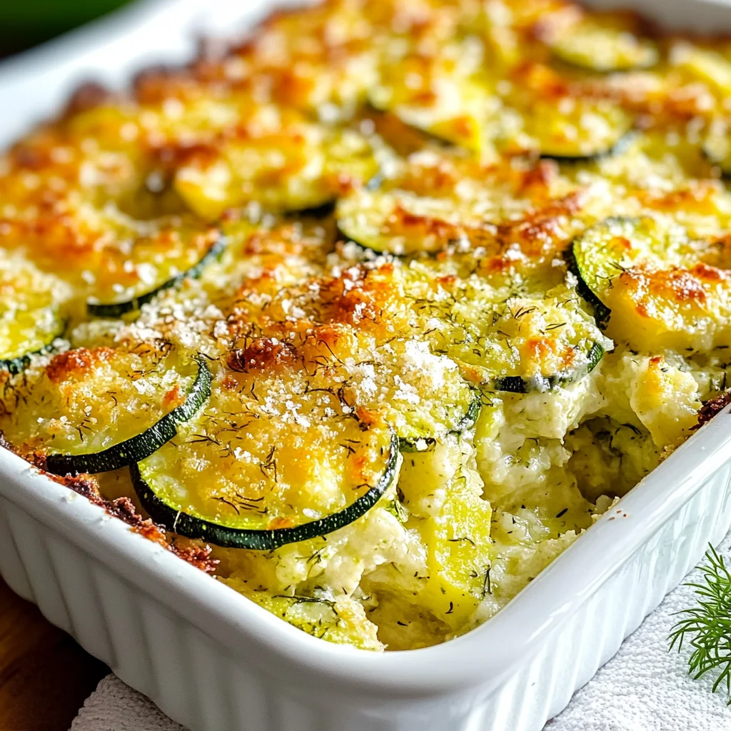 Simple Zucchini Dill Casserole - theamazingfood