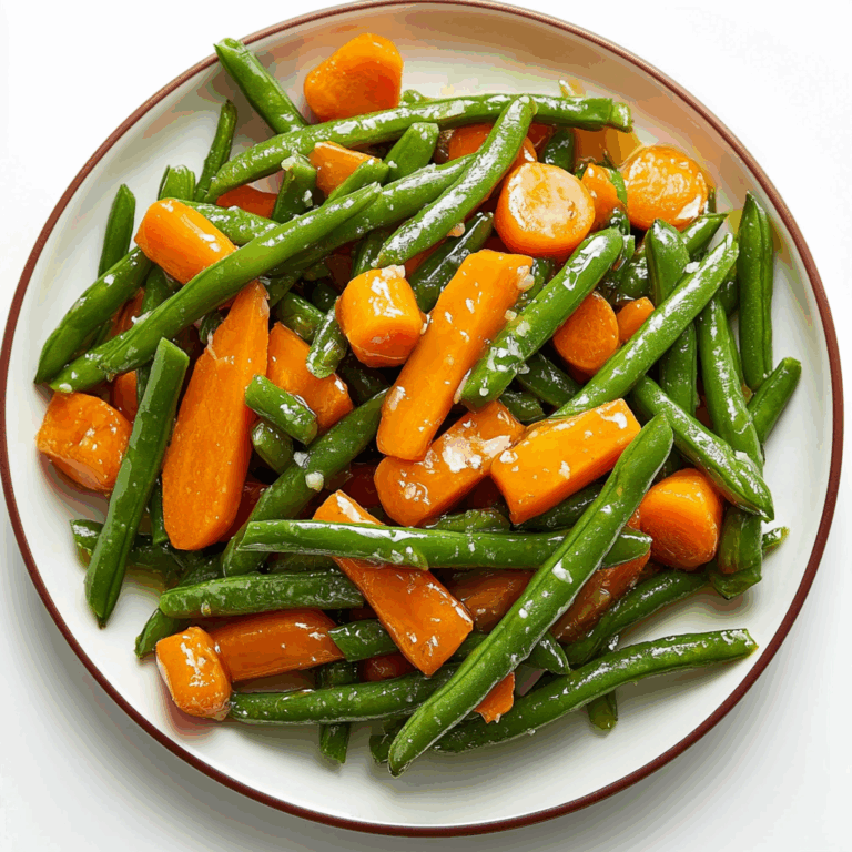 Honey Glazed Carrots & Green Beans