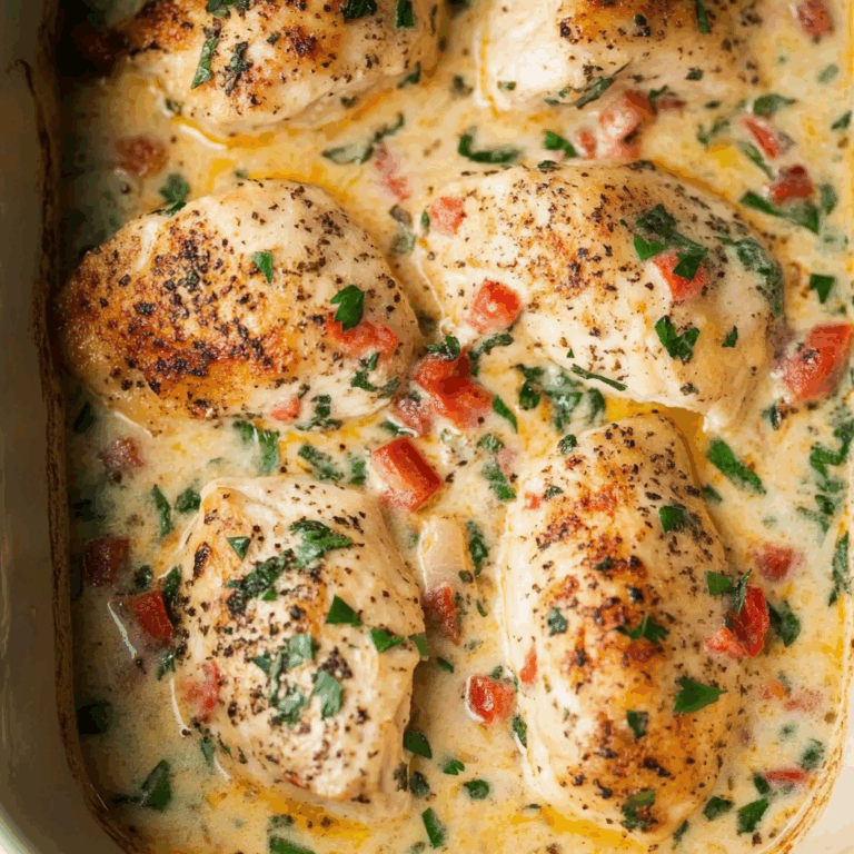 Baked Tuscan Chicken Casserole