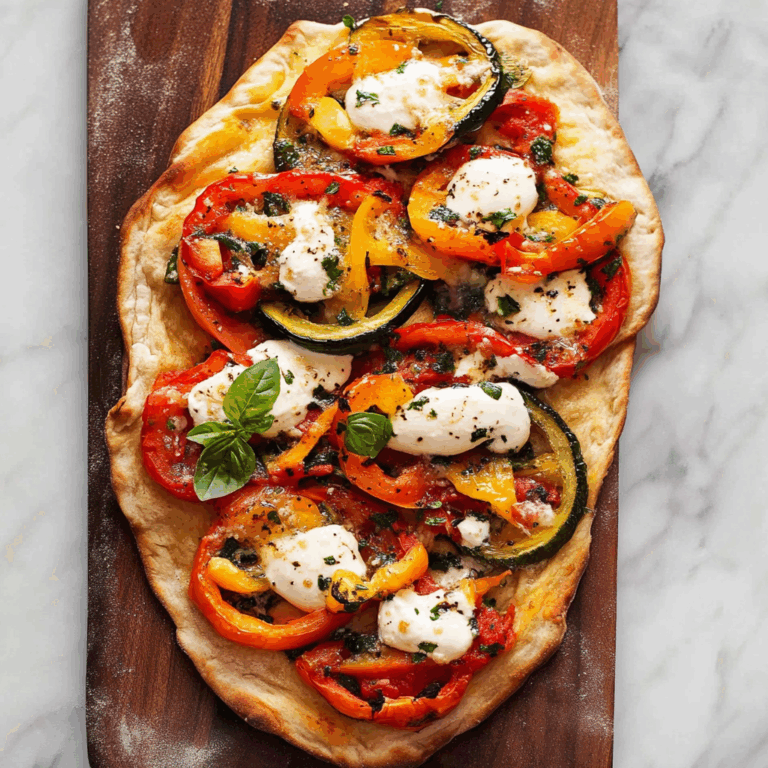 Bruschetta Flatbread Pizza Naan