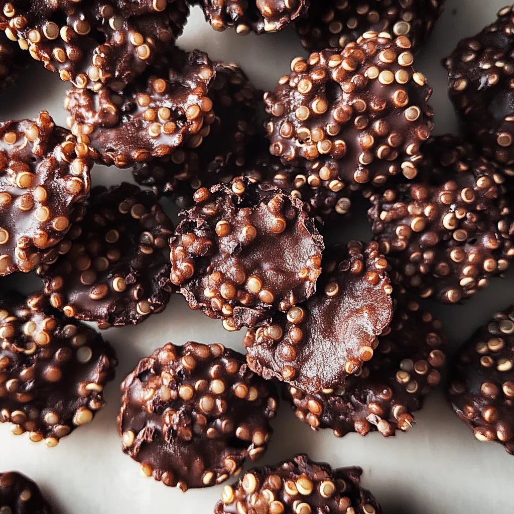 3-Ingredient Dark Chocolate Quinoa Crisps