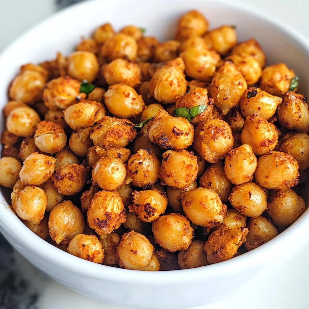 Air-Fried Chickpea Poppers