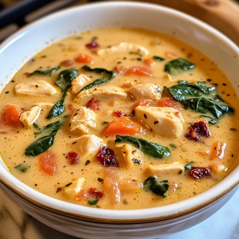 Creamy Marry Me Tuscan Chicken Soup