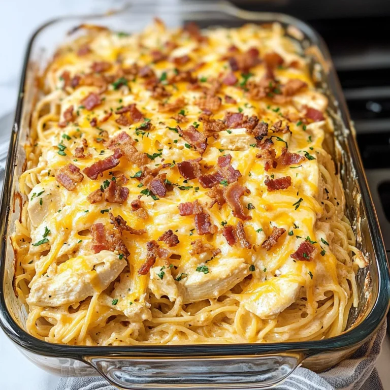 Creamy Southern Spaghetti Bake