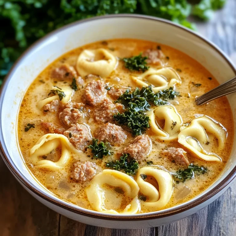 Creamy Tortellini Soup