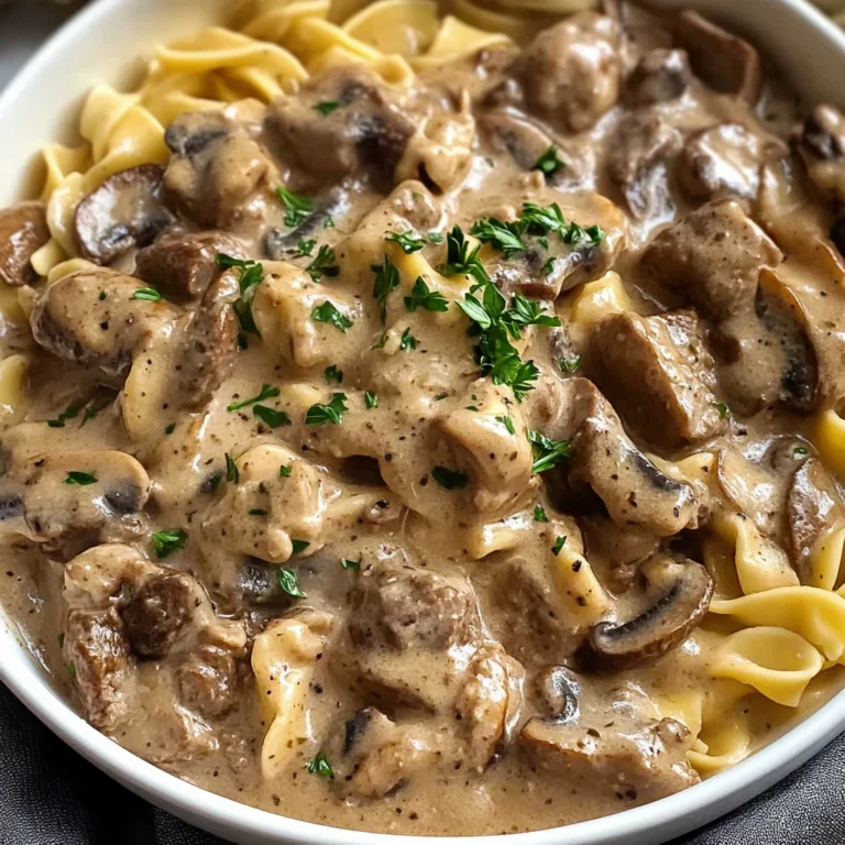 Easy Beef Stroganoff