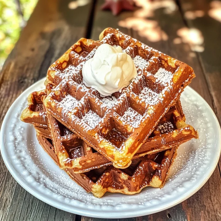 Gingerbread Waffles