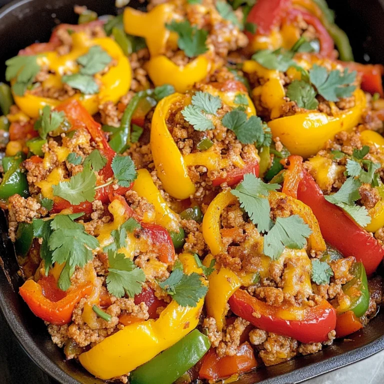 Ground turkey and peppers