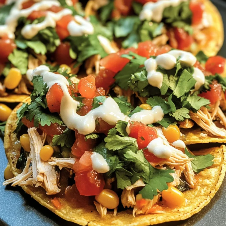 Mexican Rotisserie Chicken Tostadas
