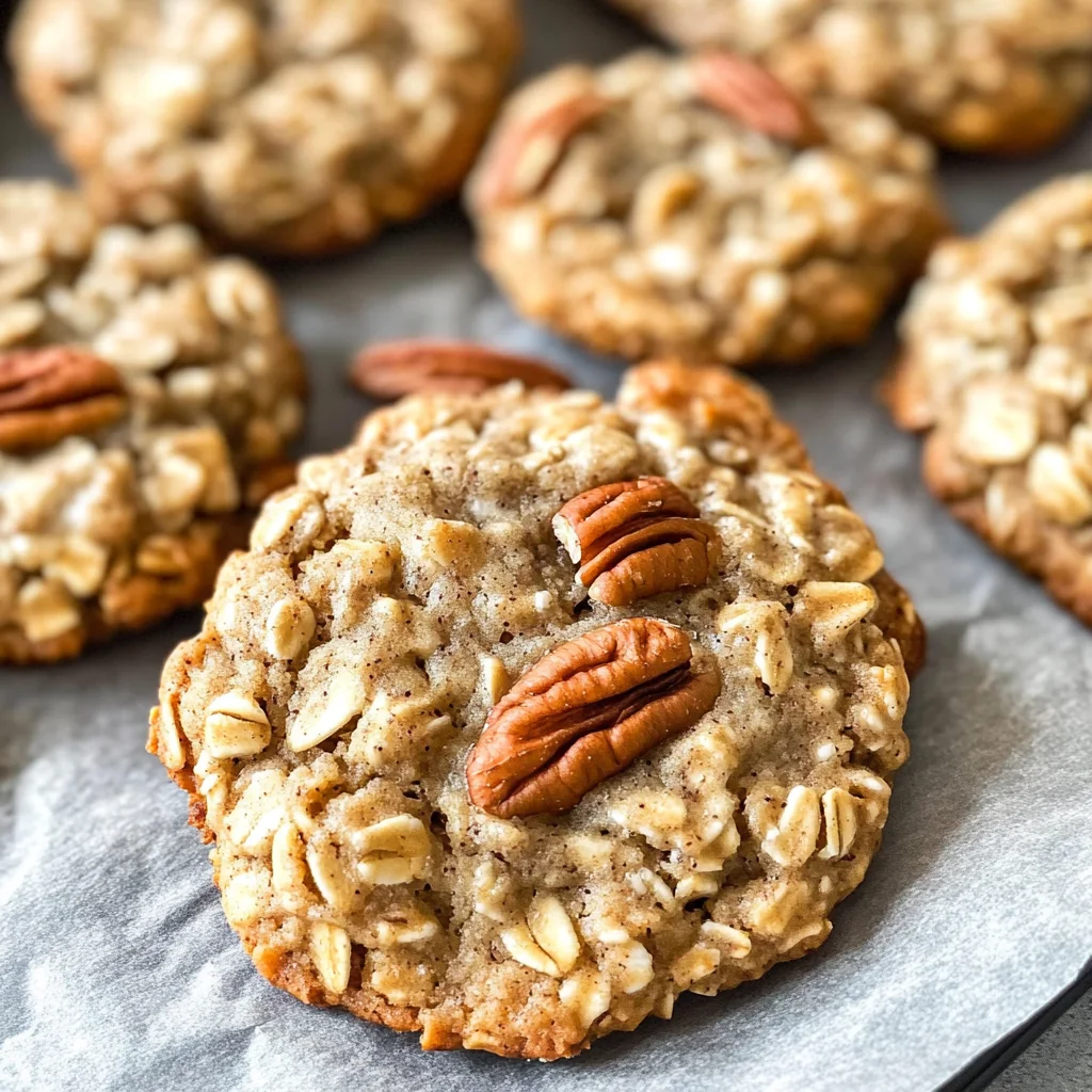 Oatmeal Chai Cookies with Pecans