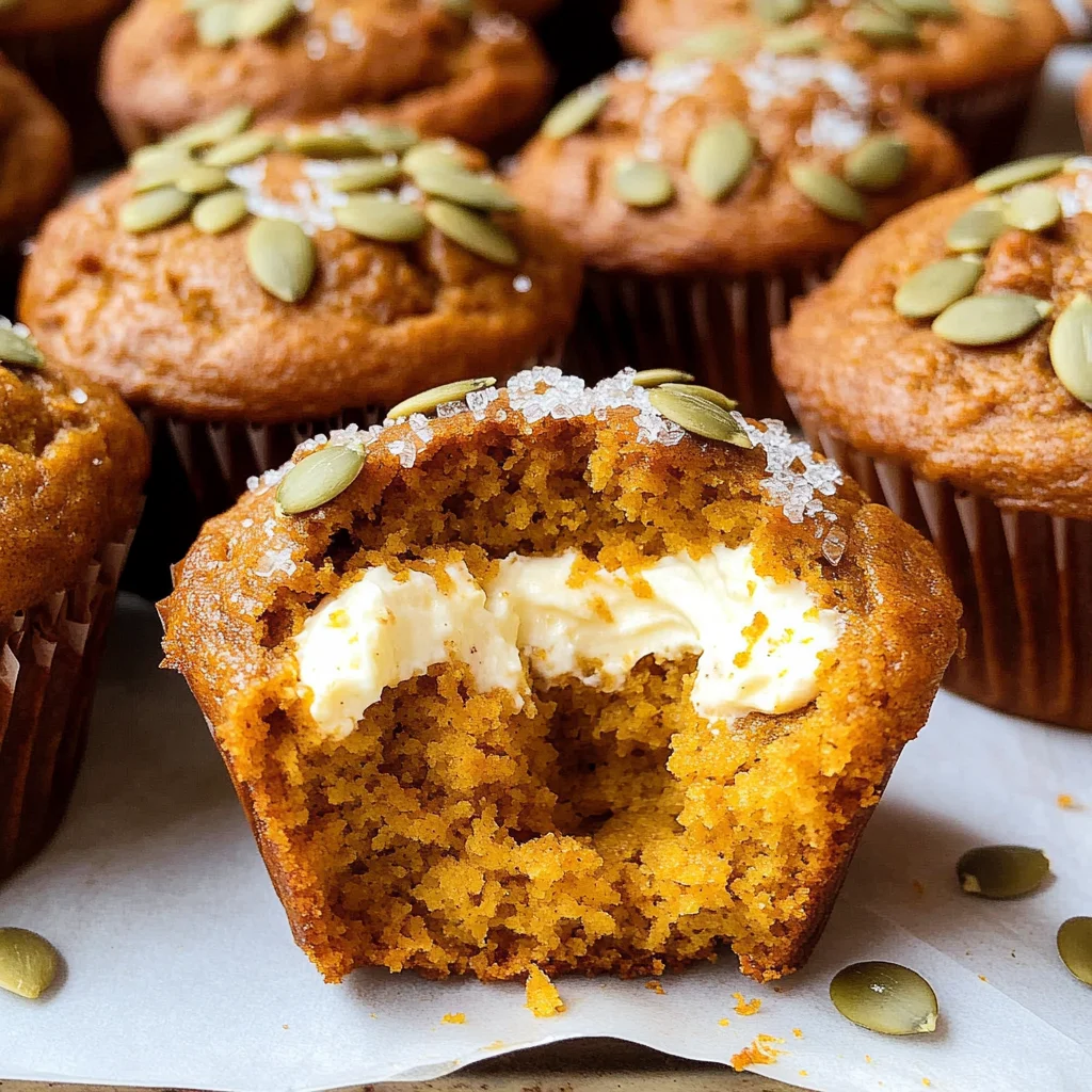 Starbucks Inspired Pumpkin Cream Cheese Muffins